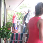 Colour on the balcony