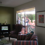 Through the window