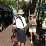 Dr Don and Dana placing a wager on how many PUSmobbers will turn up