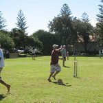Gav comes in to bowl