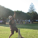 Mick bowling action 1 of 2